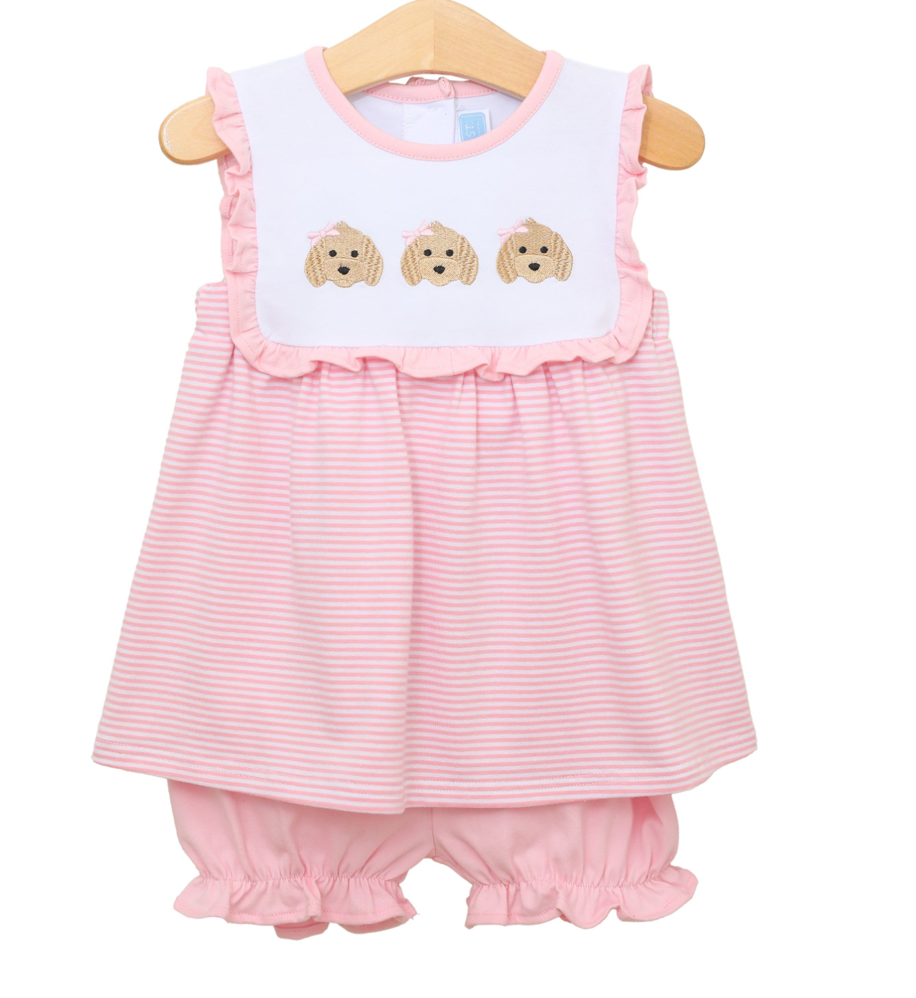 TSK Puppy Trio Embroidery Bloomer Set