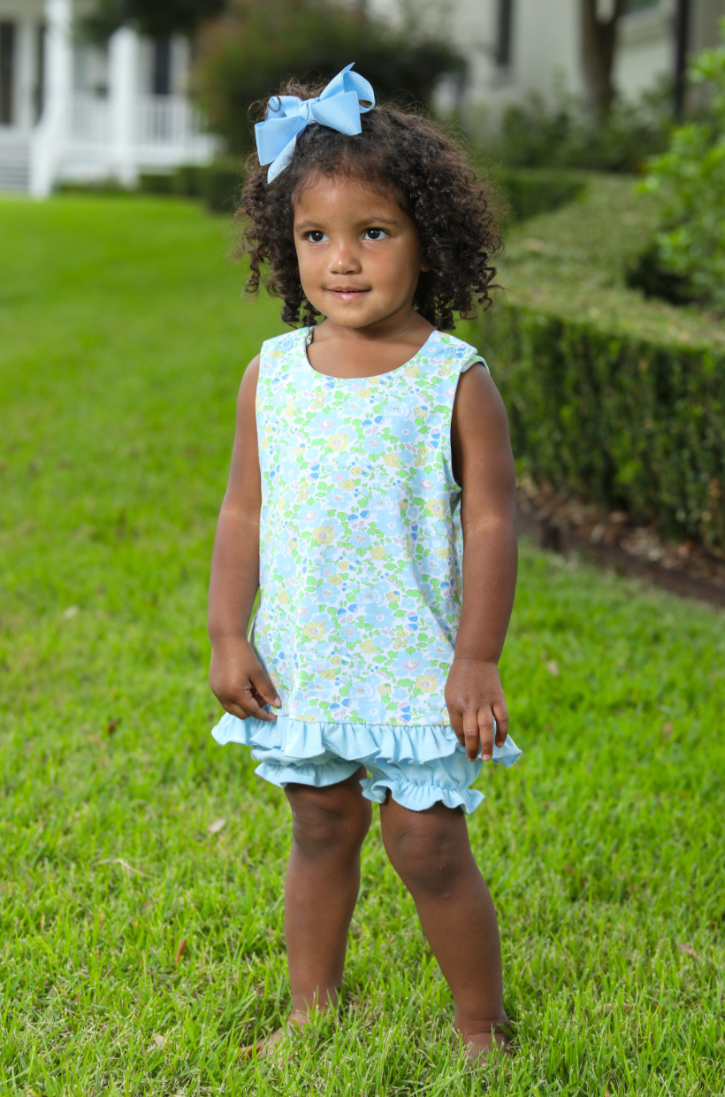 TSK Blooming Floral Swing Back Bloomer Set