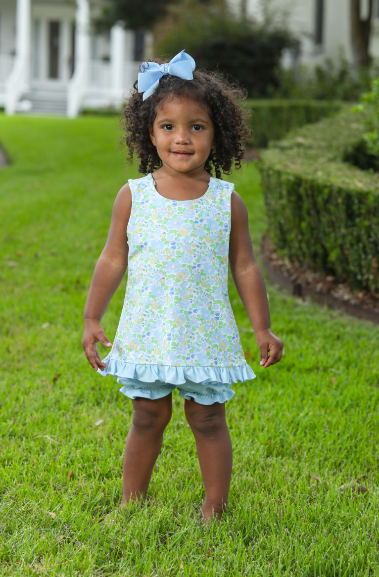 TSK Blooming Floral Swing Back Bloomer Set