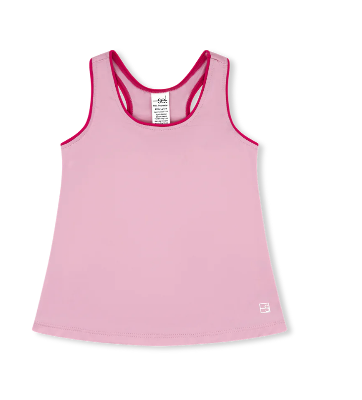 Riley Tank - Cotton Candy Pink, Power Pink