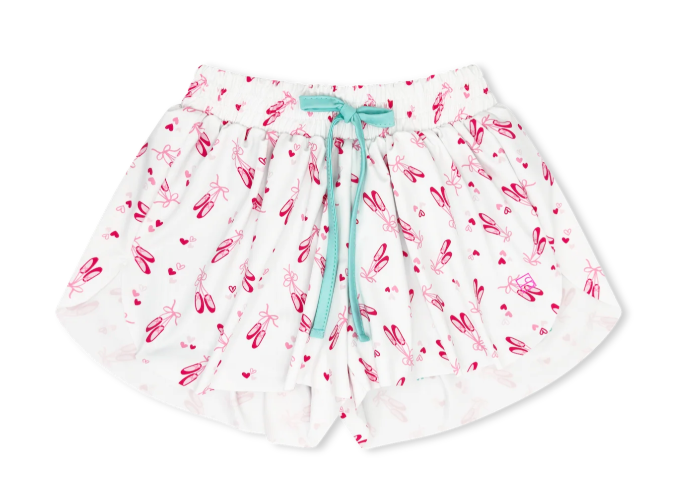 Tatum Short - Tiny Dancer, Totally Turquoise Stripe