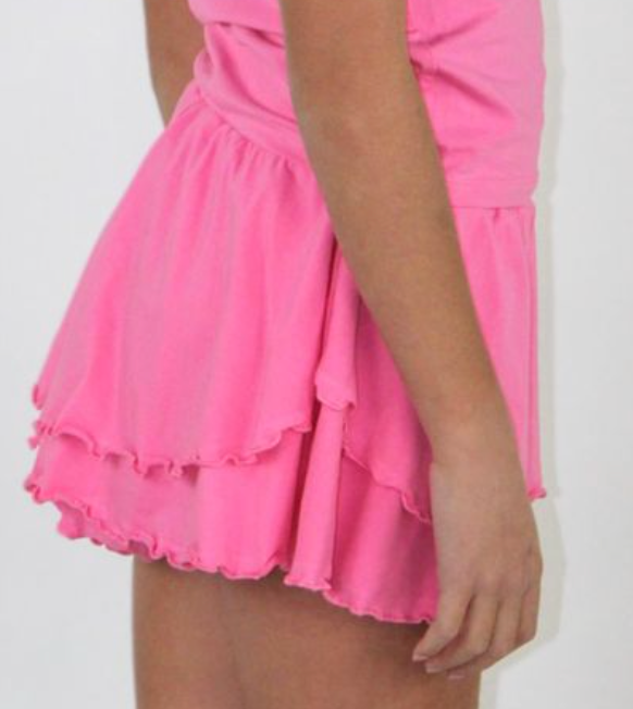 Sachet Pink Ruffle Shorts