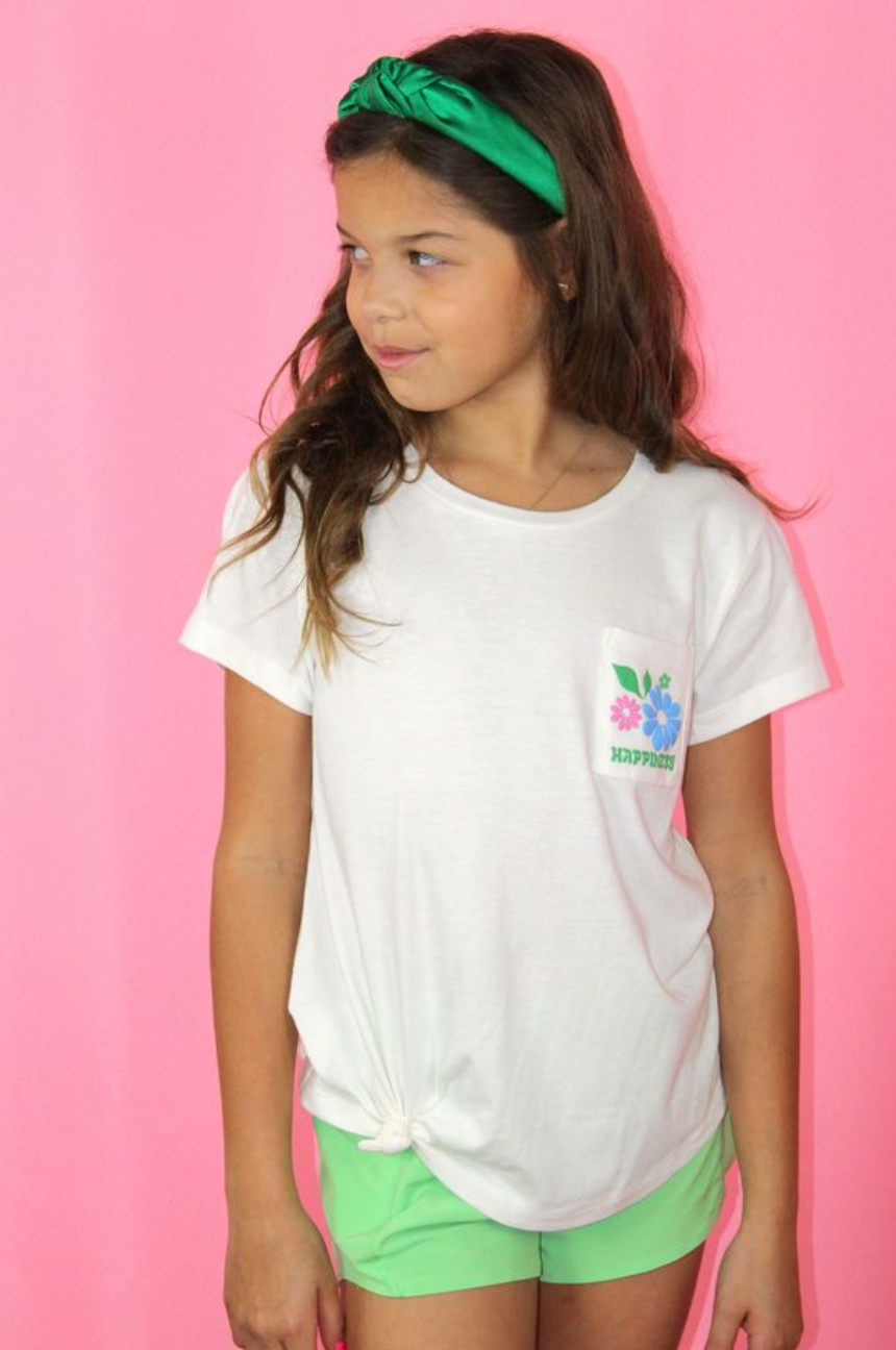 Choose Happiness Puff Print Tee