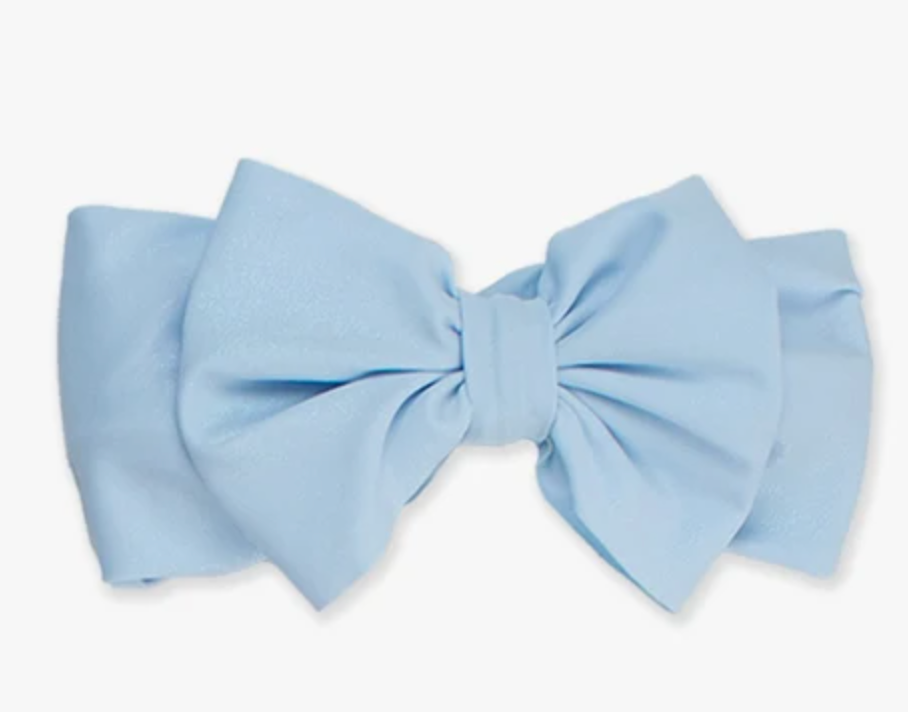 Light Blue Shimmer Swim Bow Headband