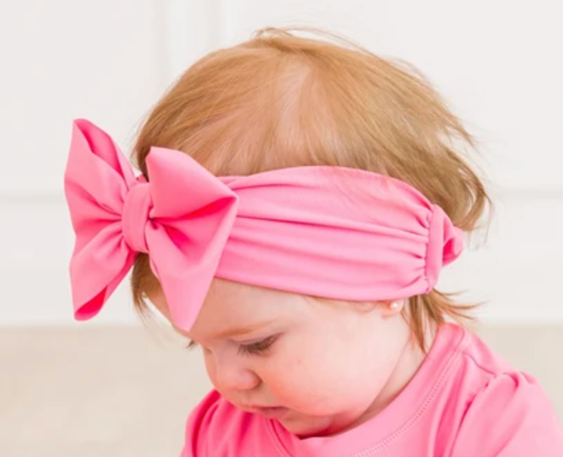 Rose Shimmer Swim Bow Headband