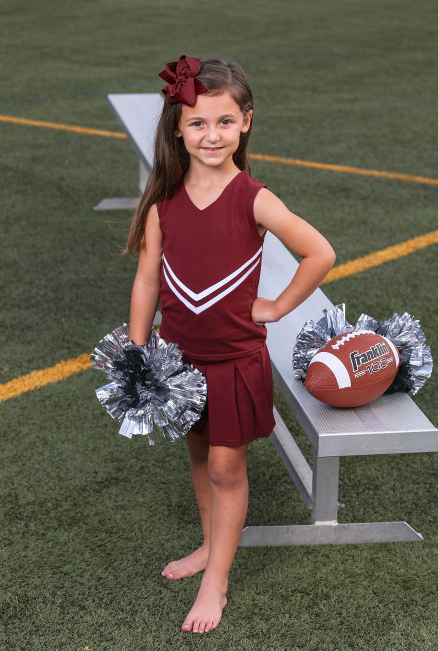 TSK Maroon Cheer Uniform