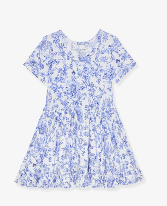 Posh Peanut Briar Ruffled Twirl Dress