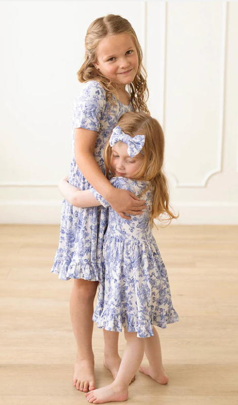 Posh Peanut Briar Ruffled Twirl Dress