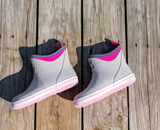 Buoy Boots Kids Pink/Grey