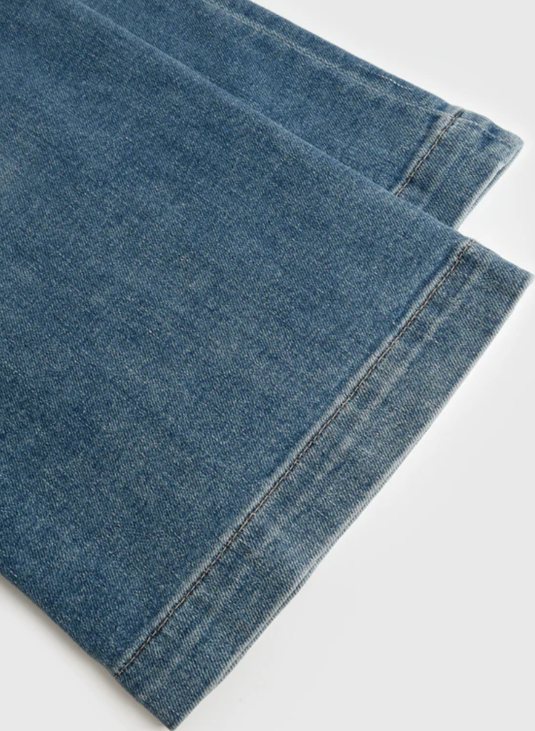 DL1961 Girl's Lily Wide Leg Premium Denim Jean Ravello