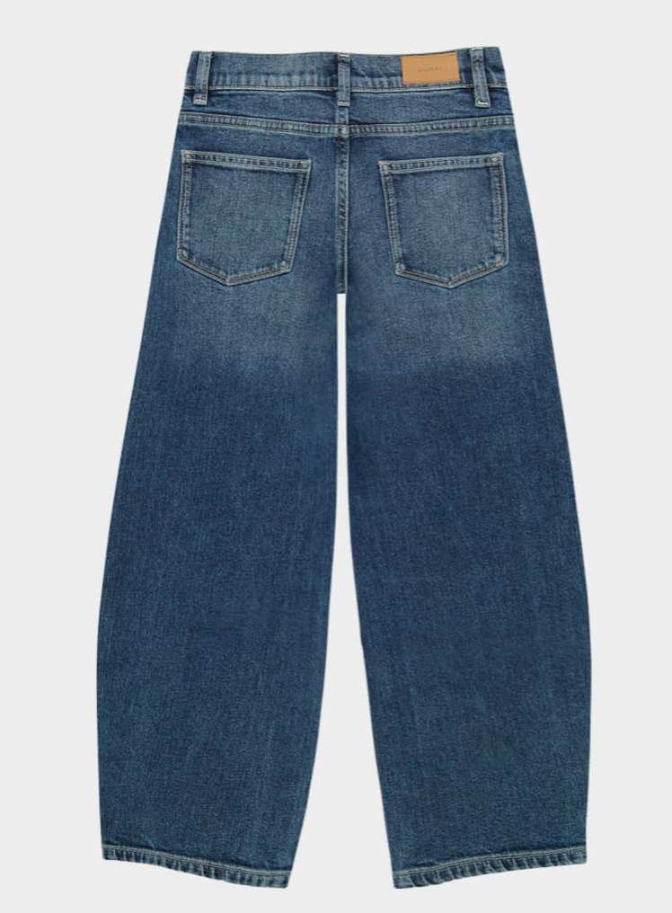 DL1961 Girl's Lilia Barrel Premium Denim Jean seagate