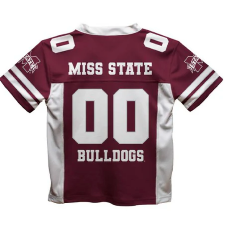 Mississippi State Bulldogs Game Day Maroon Boys Football Jersey
