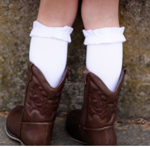 3-Pack Knee High Socks- Black White Dark Navy