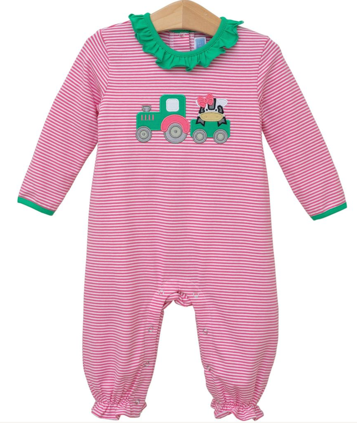 TSK Tractor Ruffle Romper
