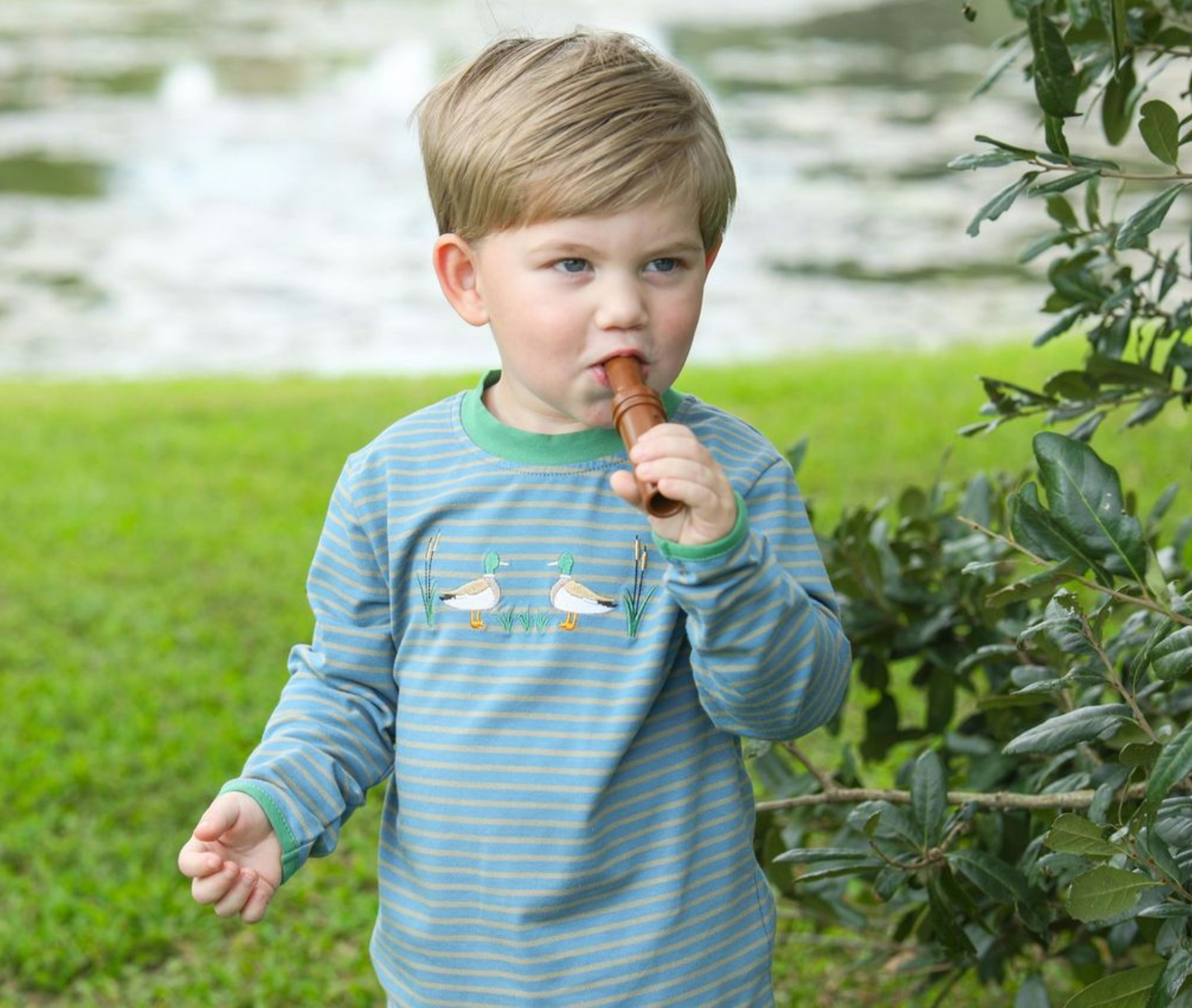 TSK Mallard Embroidery Pants Set