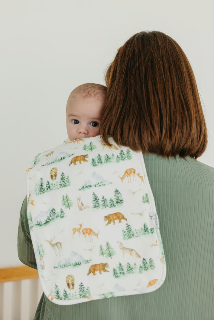 Copper Pearl Grayson Burp Cloth Set (3-Pack)