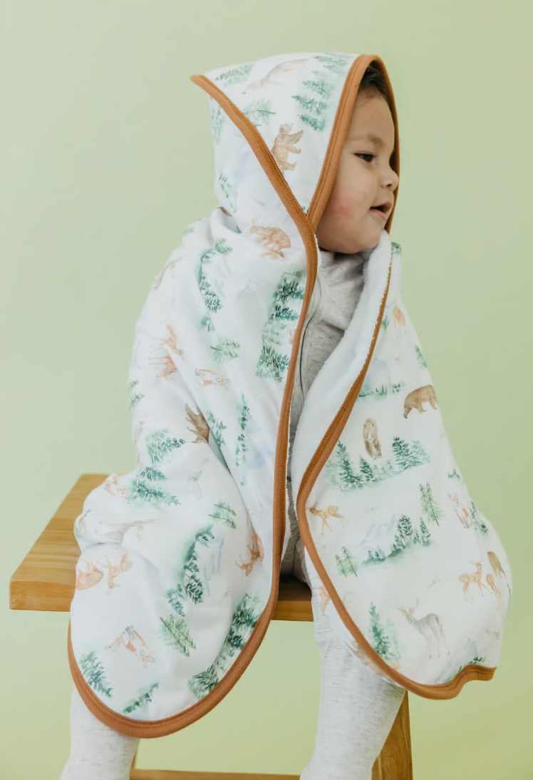 Copper Pearl Grayson Premium Knit Hooded Towel