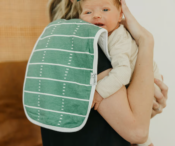 Copper Pearl Blitz Burp Cloths