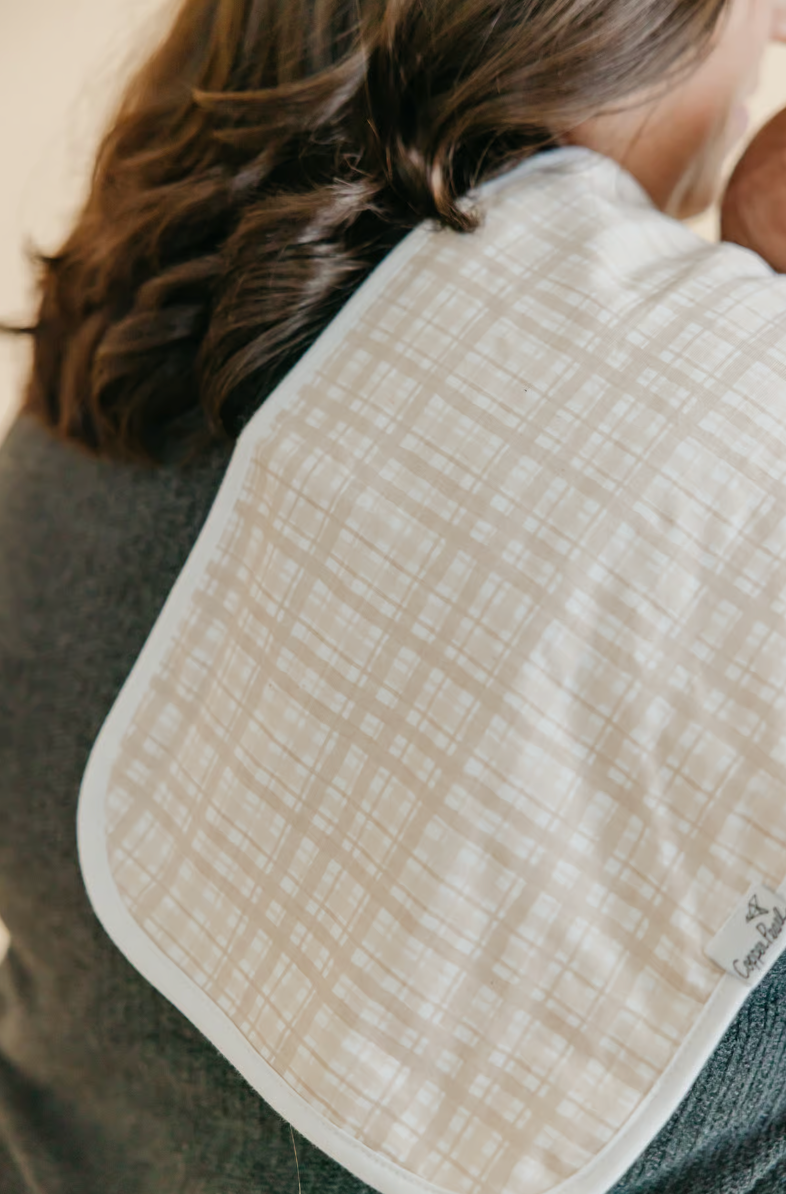 Copper Pearl Bogey Premium Burp Cloths