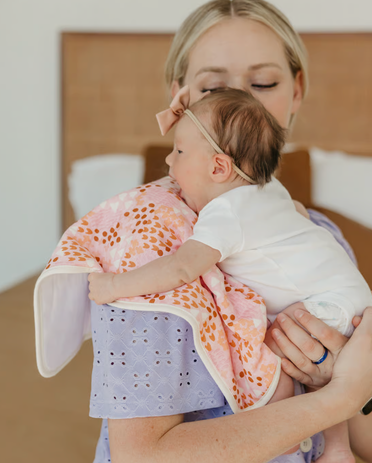 Copper Pearl Rue Premium Burp Cloths