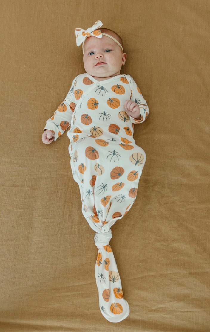 Copper Pearl Karver Knotted Gown