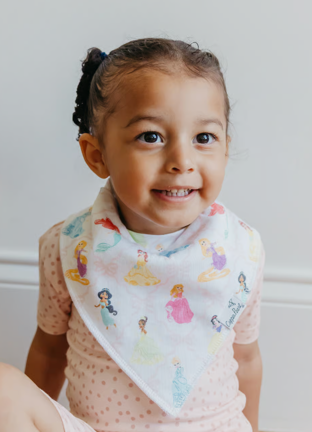 Copper Pearl Disney Princess Bandana Bib Set (4-Pack)