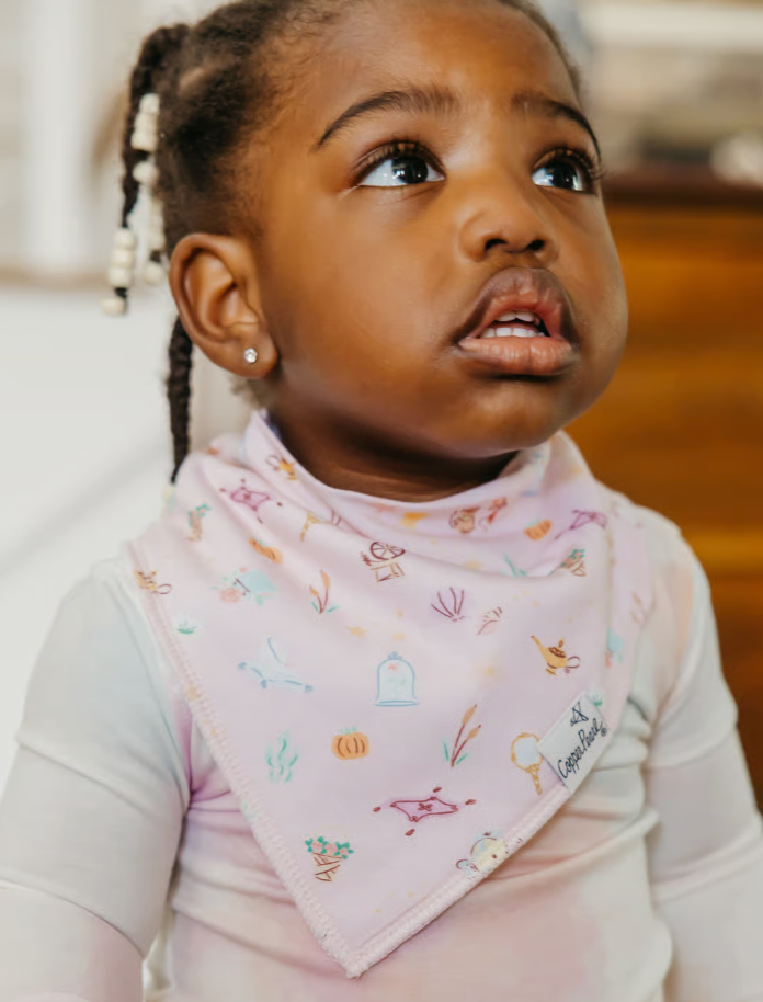 Copper Pearl Disney Princess Bandana Bib Set (4-Pack)
