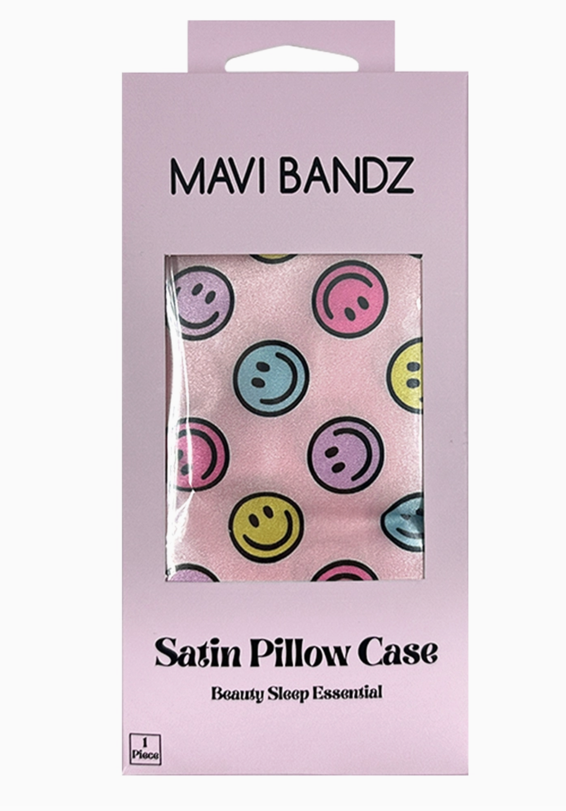 Karma Smiley Satin Pillowcase Anti Frizz