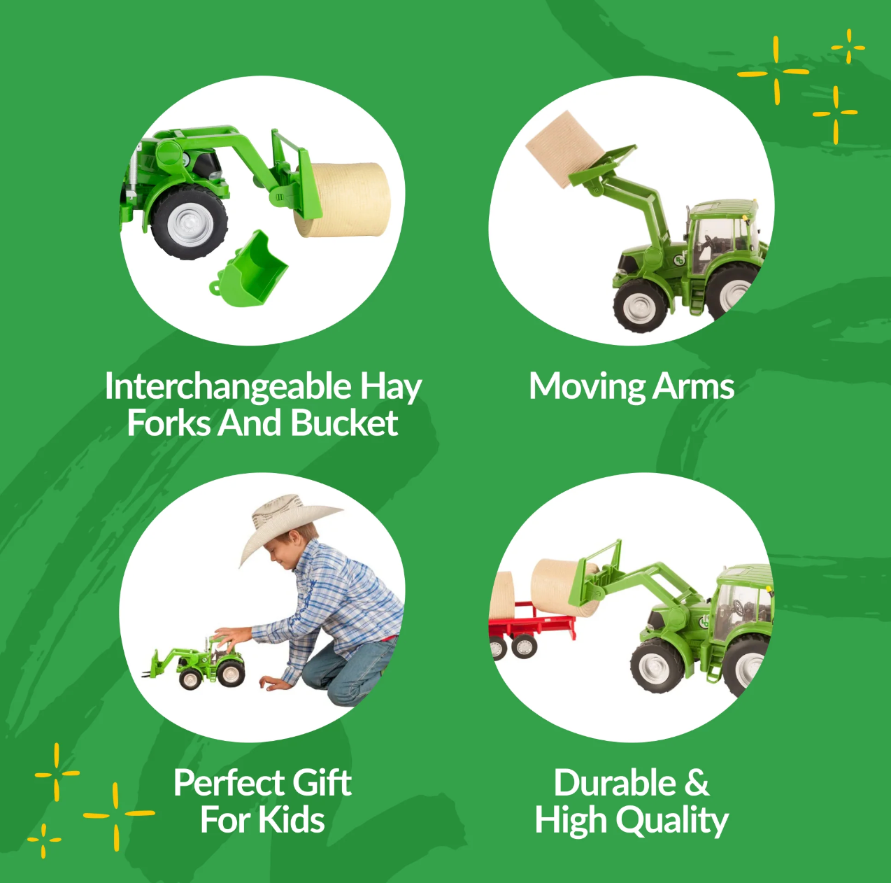 Tractor & Implements - Green