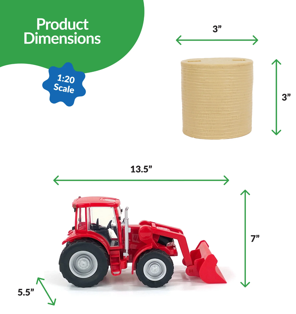 Tractor & Implements - Red