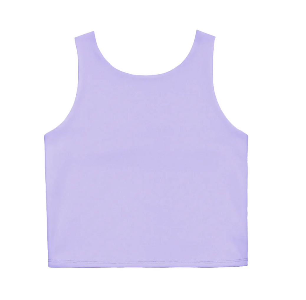 Belle Cher Lavender Razorback Top