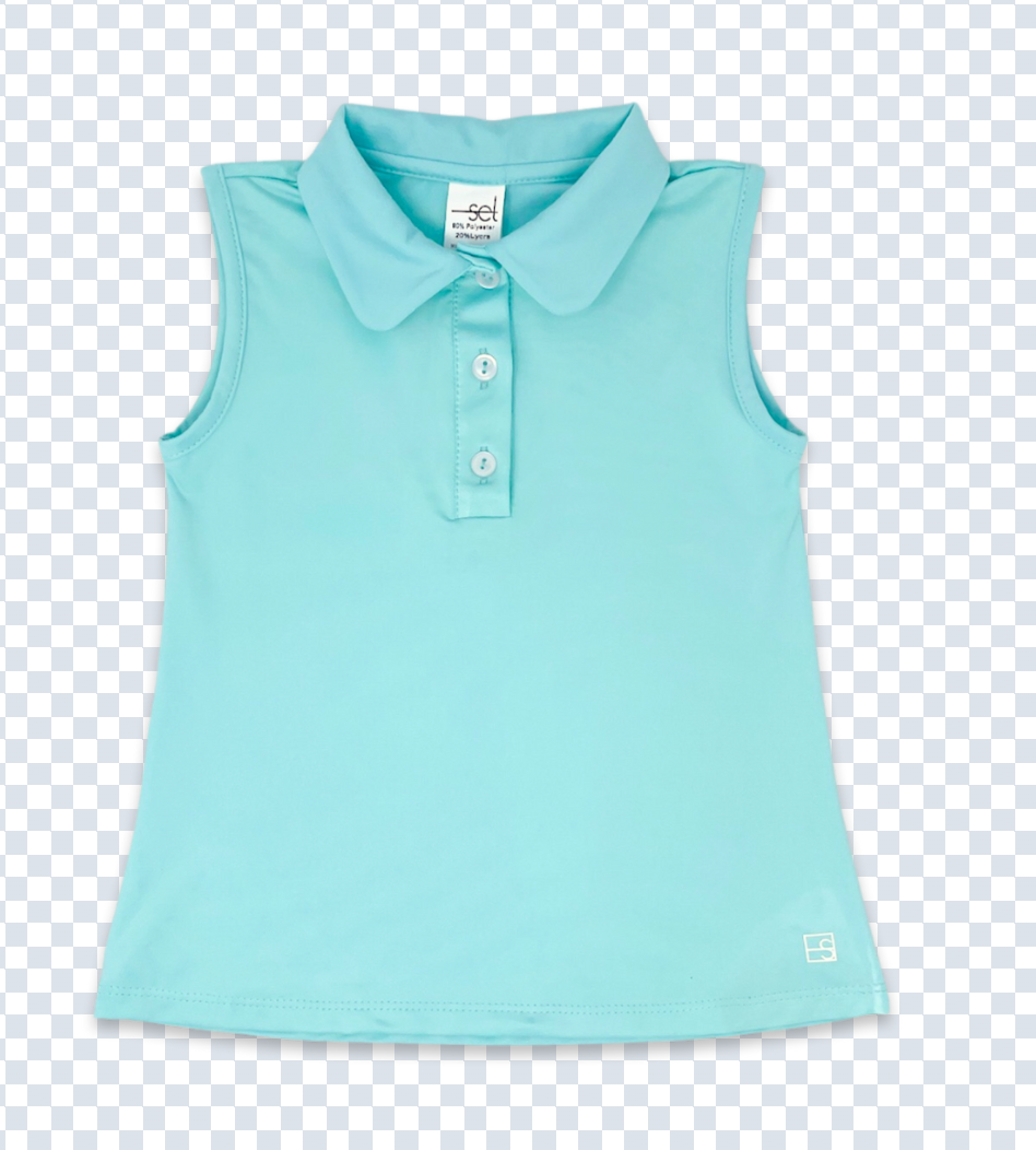 Set Athletics Gabby Tank Totally Turquoise
