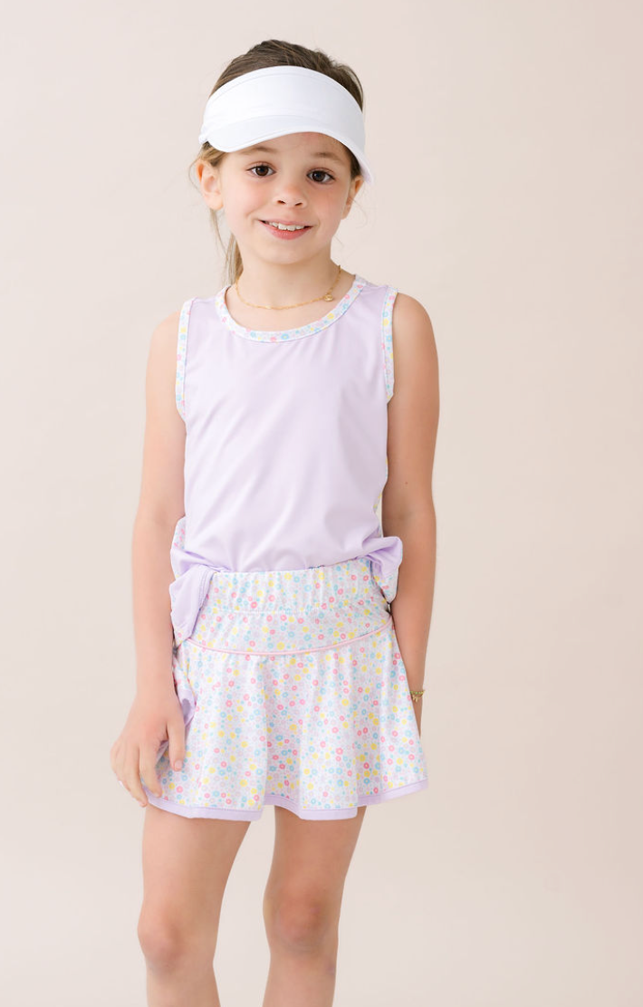Set Athletics Drew Tank Petal Purple, Sunny Day Floral