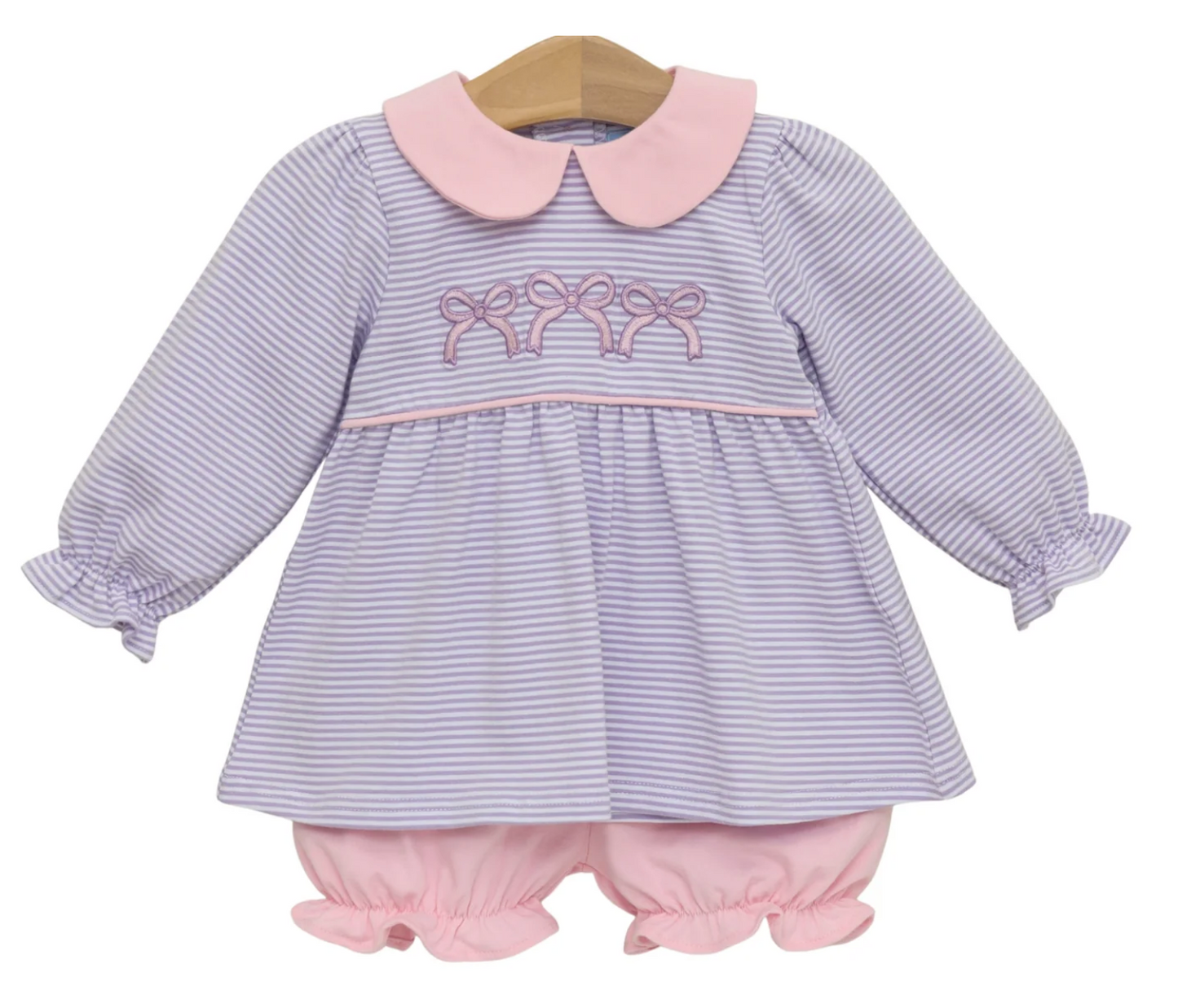 Trotter Street Kids Bow Bloomer Set