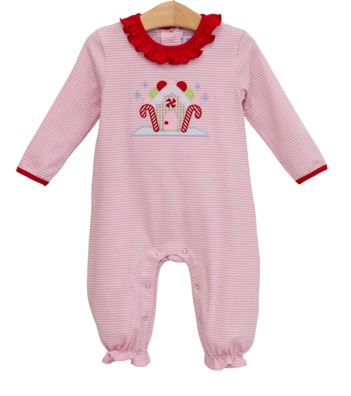 Trotter Street Kids Gingerbread House Romper