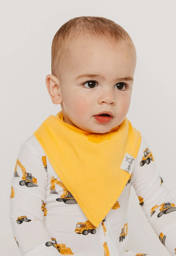 Copper Pearl Dozer Baby Bandana Bibs