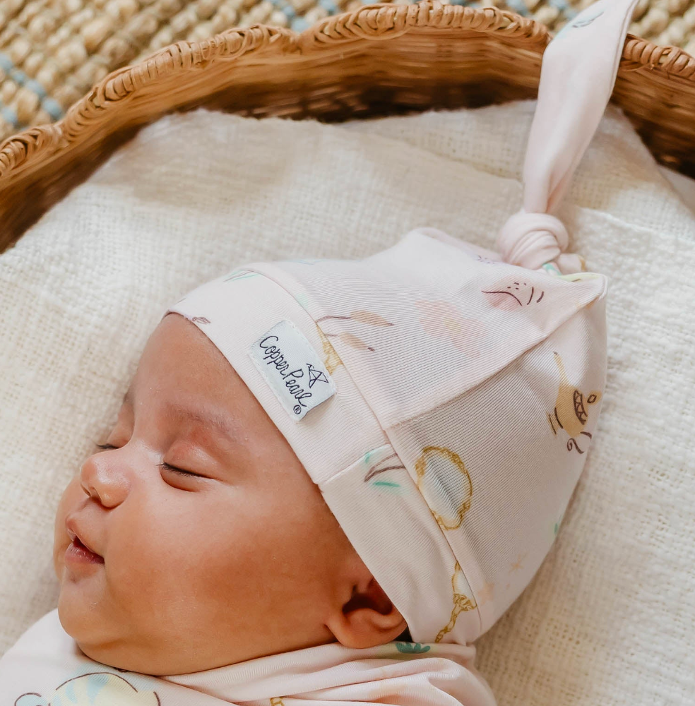 Copper Pearl Enchanted Friends Top Knot Hat