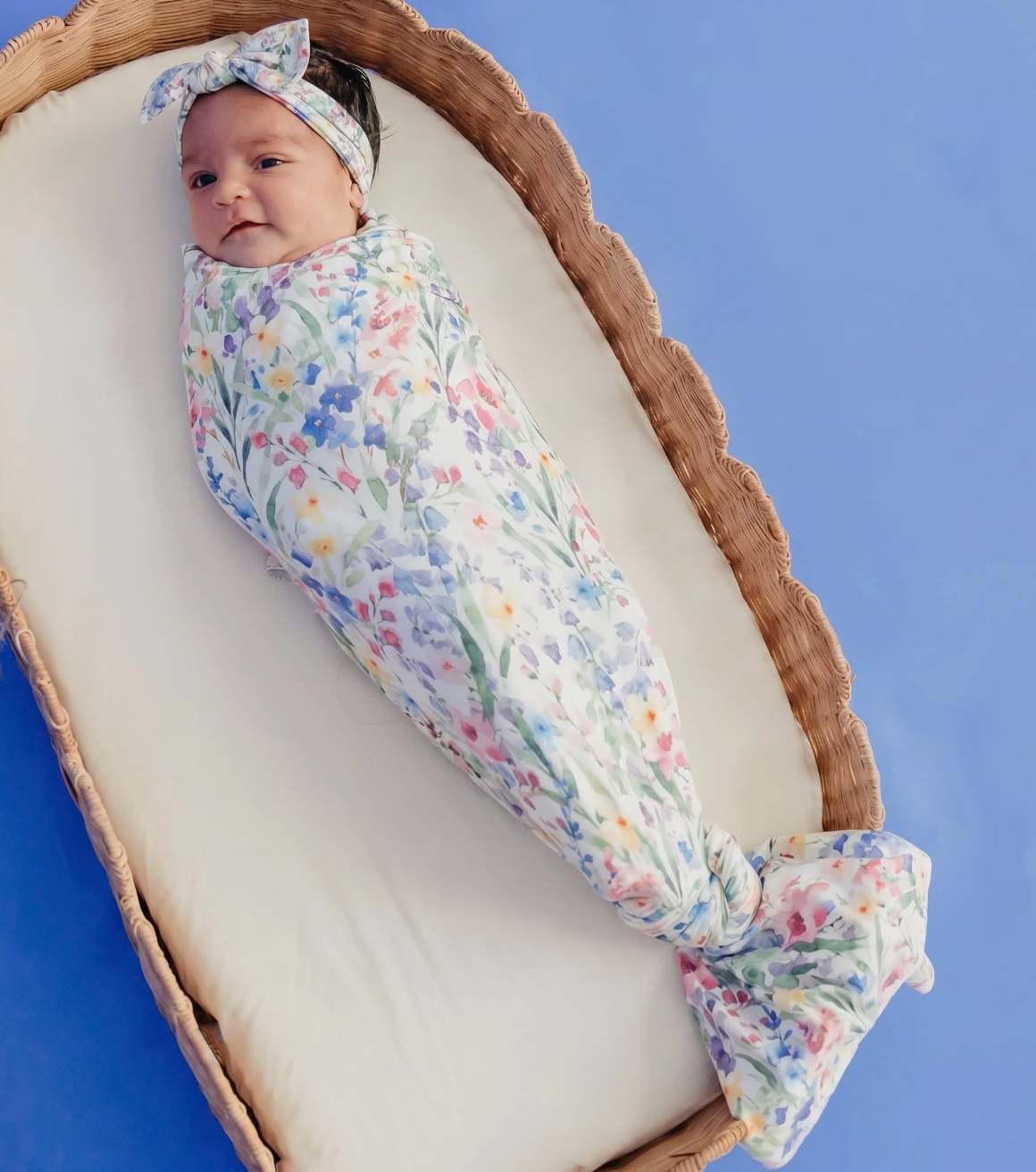 Copper Pearl Josie Knit Swaddle Blanket