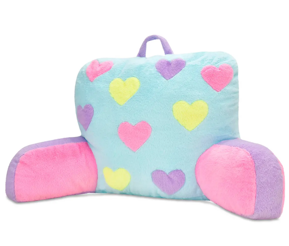 IScream Hearts Color Block Lounge Pillow