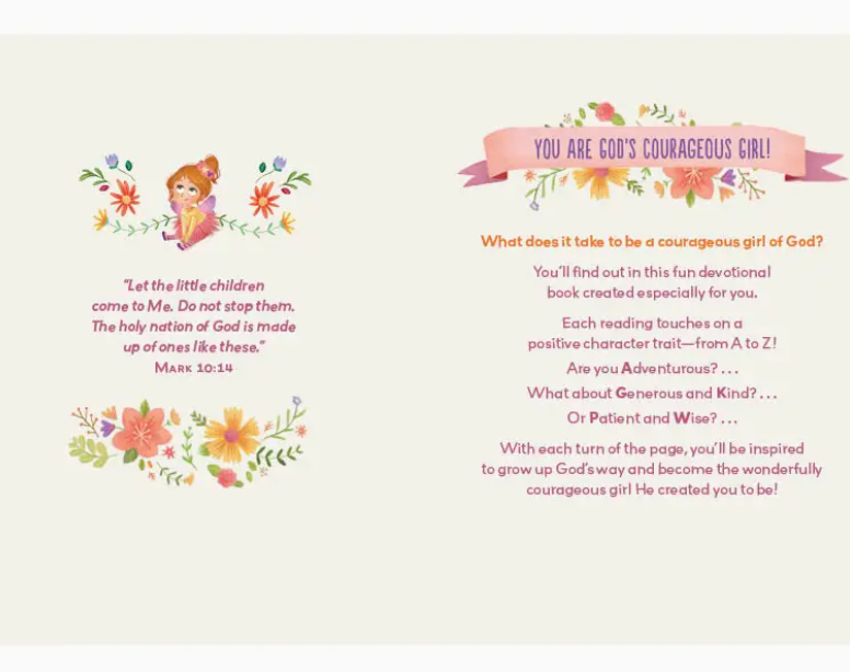 A To Z Devotions For Courageous Girls