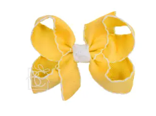 5.5" Crochet Edge Bows