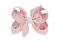 5.5" Crochet Edge Bows