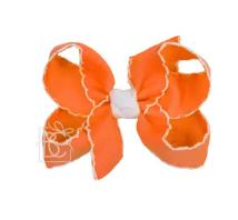 5.5" Crochet Edge Bows