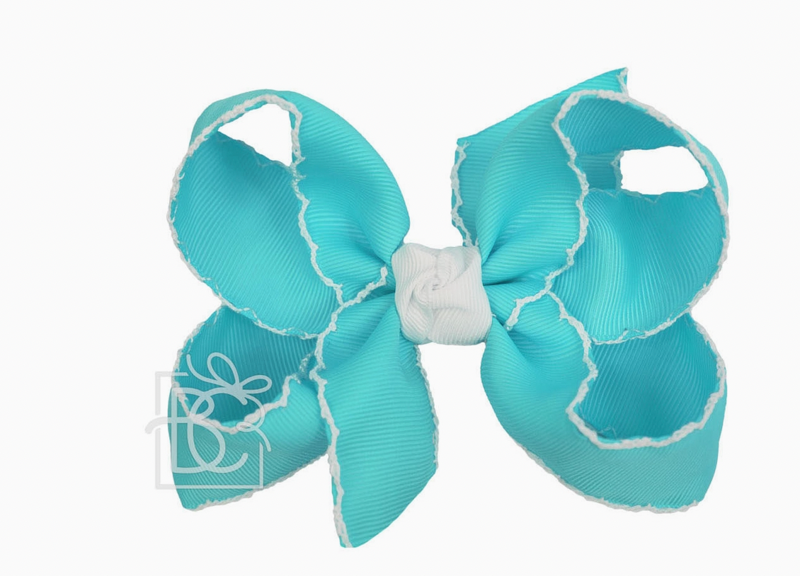 4.5" Crochet Edge Bow