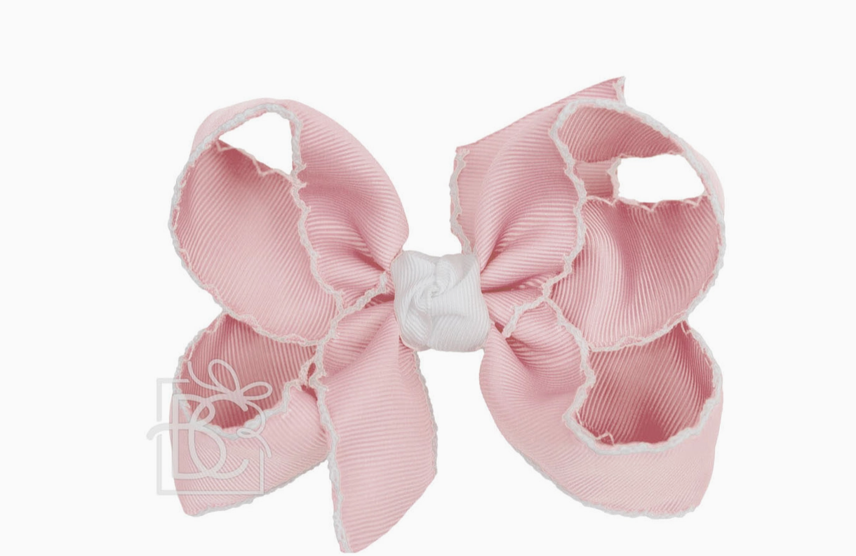 4.5" Crochet Edge Bow