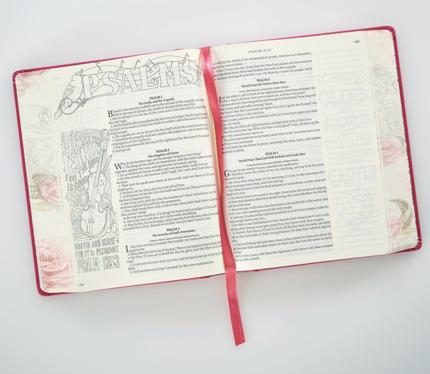 KJV My Creative Bible Faux Leather Hc, Pink