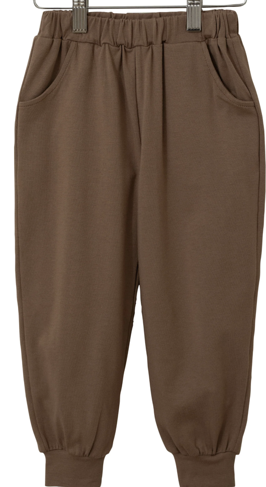 Trotter Street Kids Joggers Brown