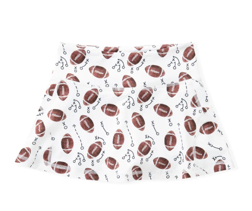 Swoon Activewear White Football Tennis Skirt