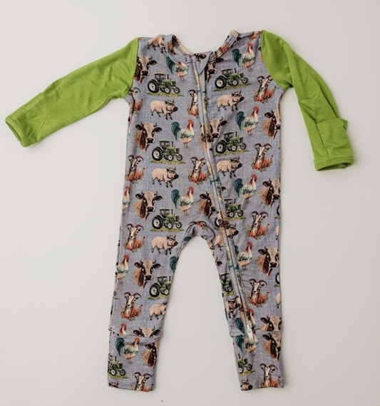 Rockin Royalty Down on the Farm Footie