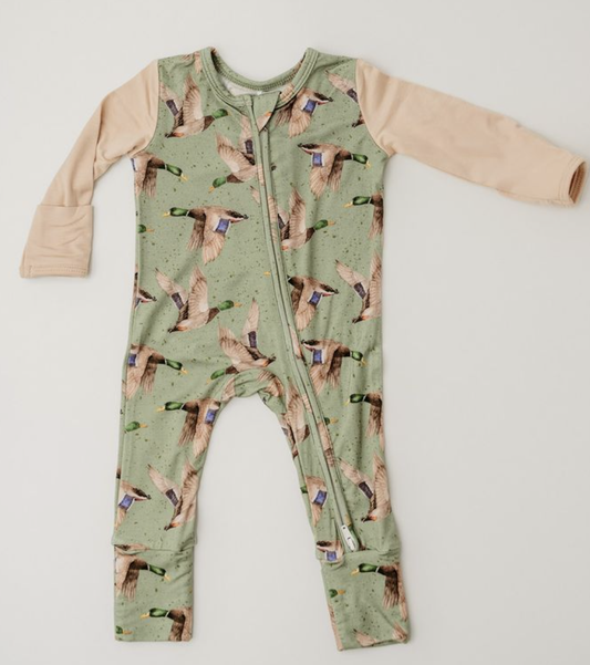 Rockin Royalty Mallard Skies Footie